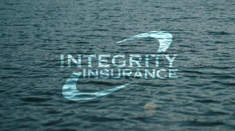 Logo of Integrity Insurance over water